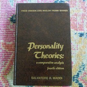 Personality Theories a Comparative Analysis 4th Edition
